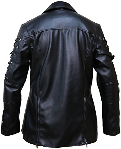 FaddyRox Steampunk Gothic Mens Sheep Leather Coat Jacket, XXS-5XL4