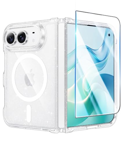 Image of FNTCASE for Phone Ultra Case Compatible with Magsafe Clear Glitter