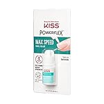 KISS PowerFlex Maximum Speed Nail Glue - Fast Drying Adhesive for Glue-On Nails & Repairs with Nozzle Tip Applicator, Ideal for Tips & Wraps, Net Wt. 0.10 oz (3g) - Image 2