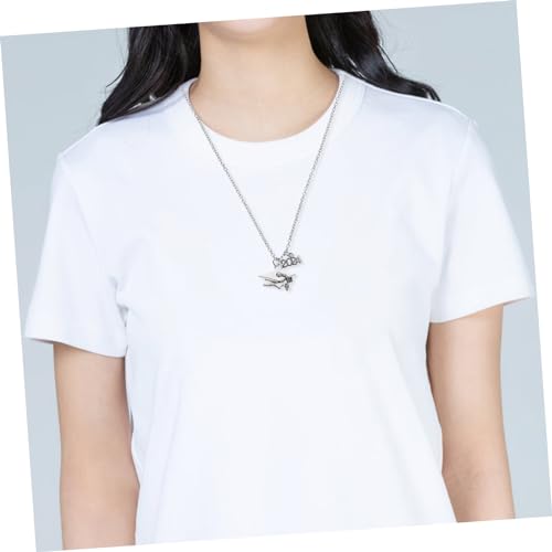 Collier Memorial Grad 2024 avec pendentif cap de graduation YZCIS en alliage de zinc - 4