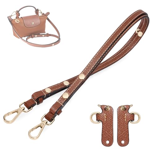 Image of Leather Purse Strap Replacement, Three-speed Adjustment Handbag Crossbody Shoulder Strap Kit for XSmall Tote Bag Women