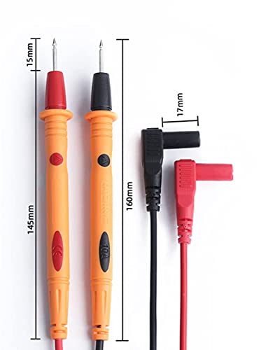 Image of Multimeter, Precision Sharp Lead 1000V 20A Digital Multi Meter Clamp Tester Probe Test Probes Leads, Test Extension, Multimeter Accessories (12)