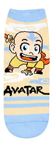 Hyp Avatar: The Last Airbender Aang Appa Yip Yip Juniors/Womens 5 Pack Ankle Socks #TOP3