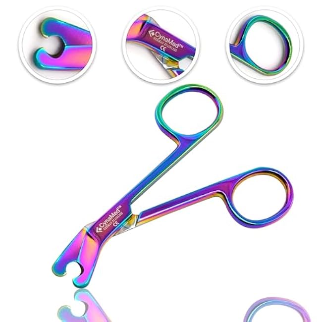 CynaVet Stainless Steel Multicolor Cat Nail Clippers: Safe Trimming of Indoor Cats, Rabbits, Hamsters, Birds - Ideal for at-Home Grooming - Veterinary Instruments Gifts-wgoGRzr7