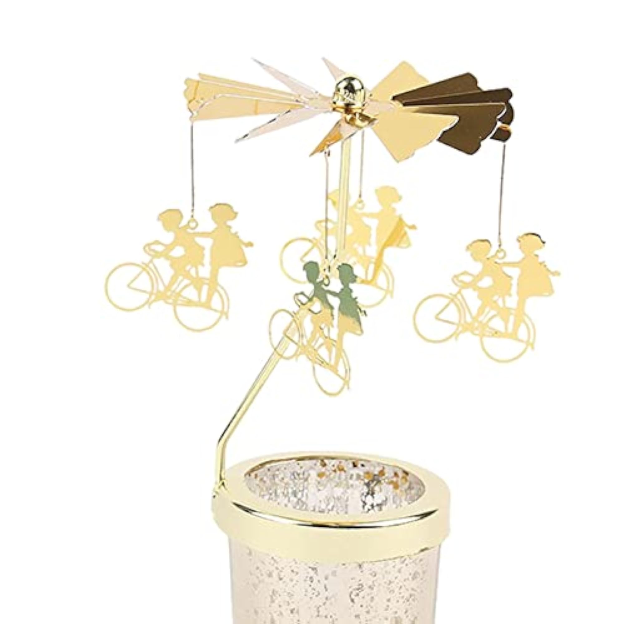 Rotating Candlestick Tea Light Holder