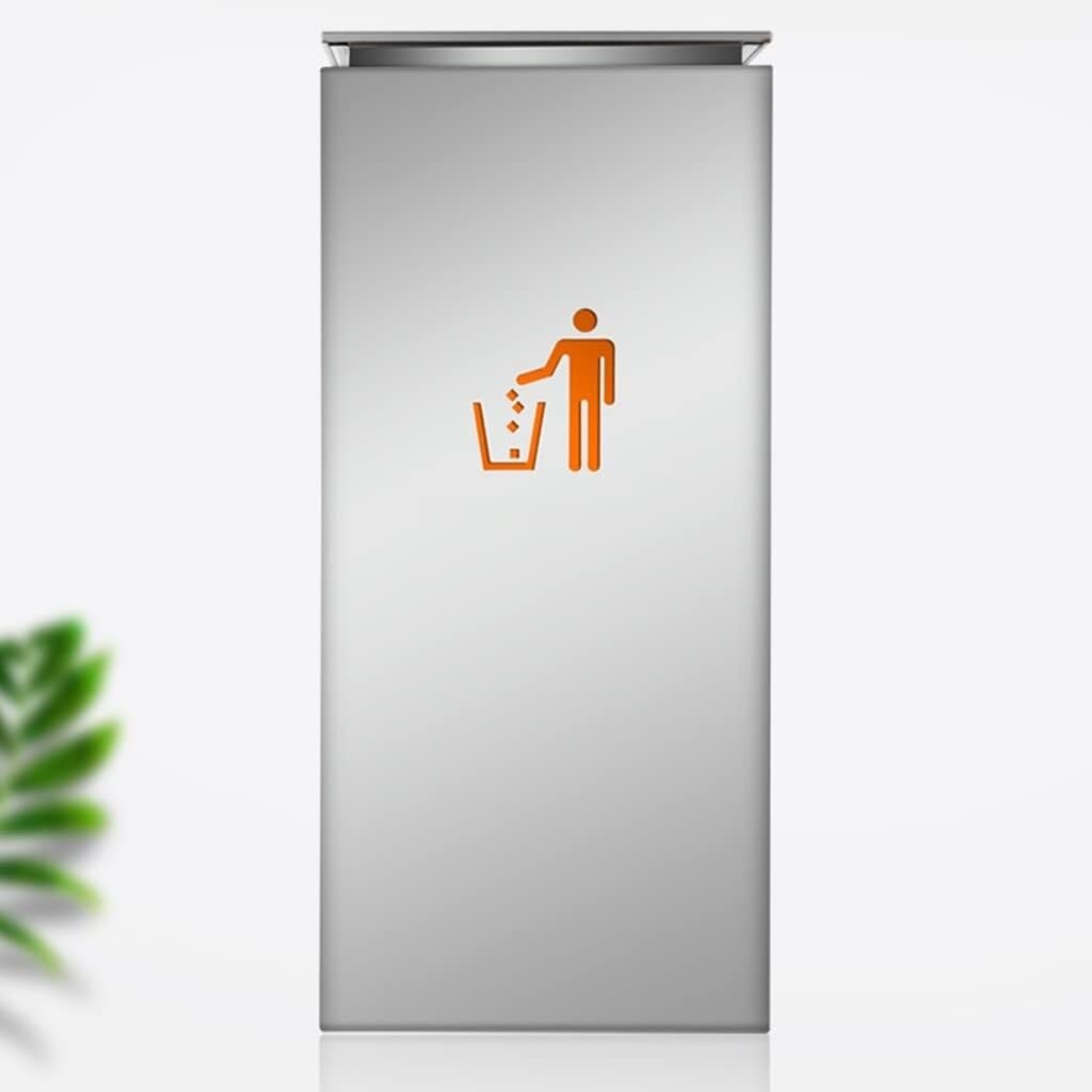 Stainless Steel Ashtray Trash Can with Anti-Fingerprint Coating – Hotel Lobby & Outdoor Use, 72cm