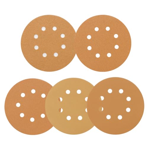 SUPBICCO 50 PCS 5 Inch 8 Hole Sanding Discs Hook