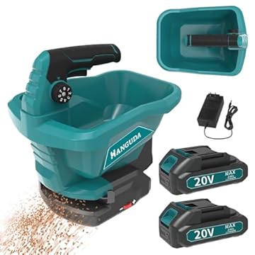 electric lawn fertilizer spreader