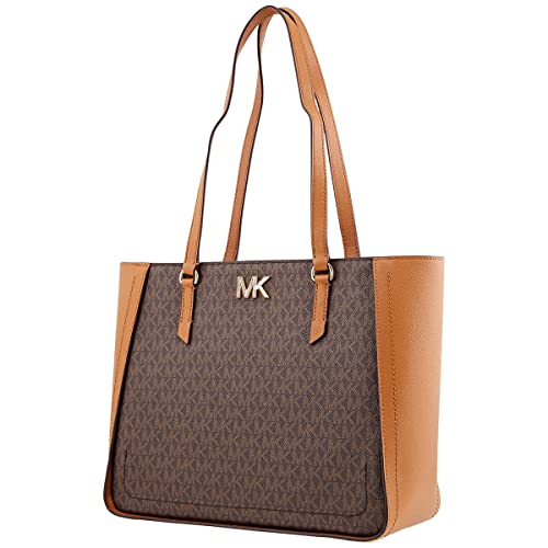 Michael-Michael-Kors-Womens-Sylvia-Leather-Logo-Shoulder-Handbag-Brown-Medium 41gBeVounsL