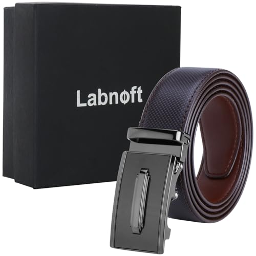 Image of Labnoft Men's PU Leather Auto Lock Belt