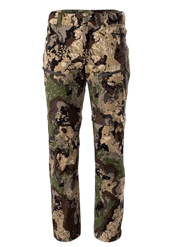 Pnuma Outdoor Pursuit Zip-Off Pant, Caza Veil Camo, 4-Way Stretch, 5 Pockets, Quick-Dry (P2003C)