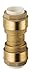 Produktbild Sanitop-Wingenroth Steck-Kupplung für Kupferrohr mit 2 Muffen, 15 mm, 1 Stück, messing, 16618 8