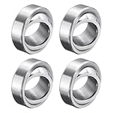 QUARKZMAN 4Stk GE10C Radialgelenklager 10mmx19mmx6mm Lagerstahl Vorgeschmiertes Radialgelenklager Leises Schwenklager ABEC-3 Präzision