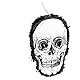 Boland 74121 - Totenkopf Pinata, Größe 25 x 35 cm, Hängedeko, Dia de los Muertos, Dekoration für Halloween, Mottoparty, Geburtstag und Karneval