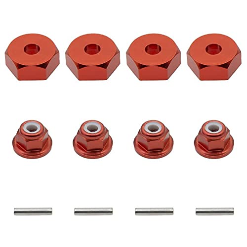 Sponsored Ad – RCAWD Aluminum 12mm Wheel hex Adapter (4P) & M4 wheel nuts (4P) for Traxas Slash 4X4 Stampede 4WD RC Car,Replace Part 3654 1654 Upgrade Parts,Red