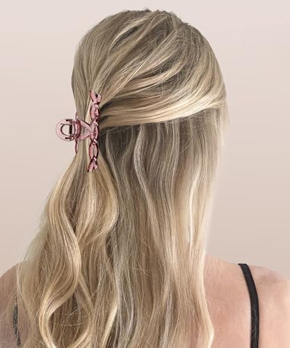 image for Sunolga 8PCS Hair Clips for Women, Flower Claw Clips for Thick Hair, N