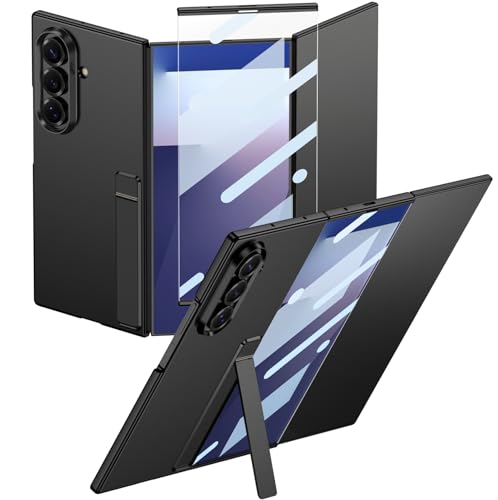 Coque Samsung Galaxy Z Trifold housse de protection rigide fine antichoc noire avec béquille