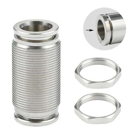 Raccord de cloison 12mm fixe pour fixer rigidement vos tuyaux d'air comprimé - 4