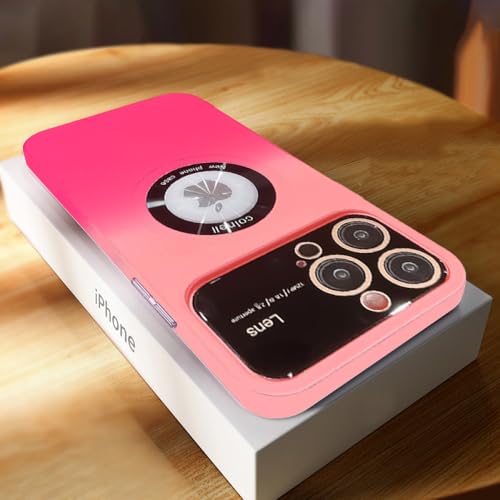 Étui iPhone 14 Plus ENILSA dégradé rose vert à chargement magnétique avec protection caméra - 6