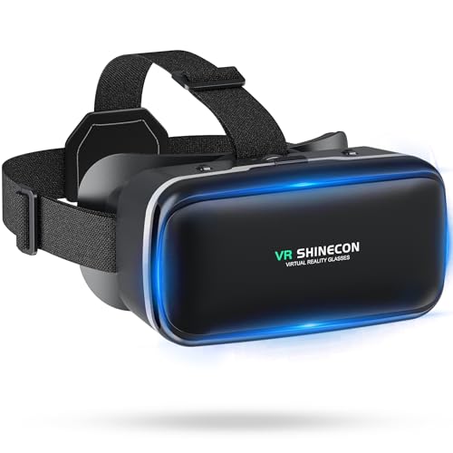 XWP VR Gafas 3D de Realidad Virtual, Gafas Inteligentes para Juegos, Películas en Teléfono, Compatible con iPhone/Android (4.7–6.8 XWP VR Gafas 3D de Realidad Virtual, Gafas Inteligentes para Juegos, Películas en Teléfono, Compatible con iPhone/Android (4.7–6.8