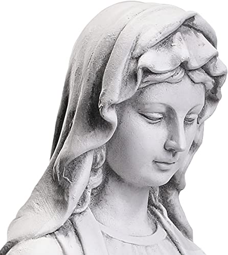 Toetol MARY-29.9 INCH Virgin Mary 29.9 Inch Outdoor Statue Religious Blessed Mother Garden Decor Statues Catholic Mother Mary Yard Patio Deck Home Entryway Hallway Sculpture thumb #1