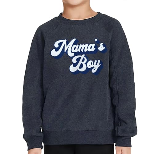 Mama's Boy Retro Toddler Raglan Sweatshirt - Funny Boys' Clothing for Boys2