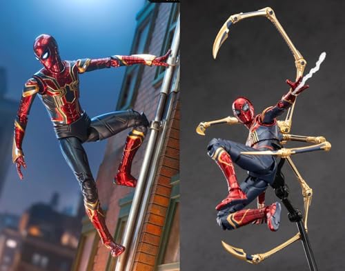 Image of ZD Box Toys Collectible Action Figure Full Box Set: Anniversary Series Non-Luminous Version 1:10 Scale 17cm Super Hero (Iron-Spider, in-War)