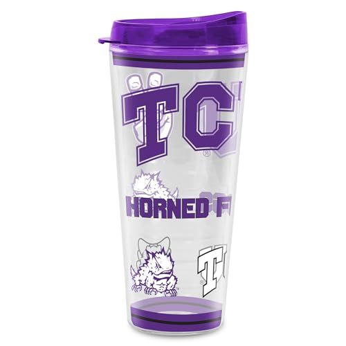 Image of Rico Industries NCAA College Double Wall Mayhem 16oz Or 20oz Tritan Tumbler W Lid