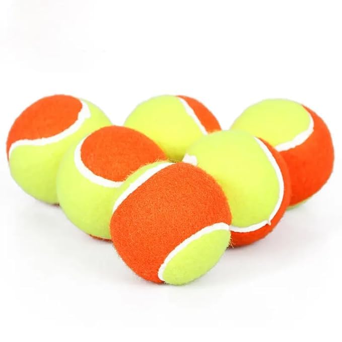 Image of MOOLYAVAAN Products Cricket Ball Light Weight | Made for Cricket Training | Tennis Training, (Two Shade Rubber Ball (Pack of 3))