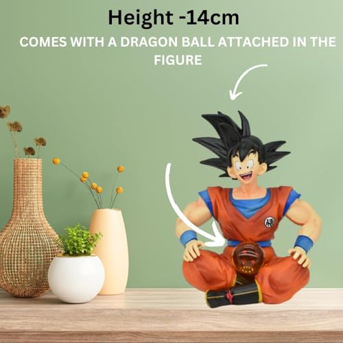 Image of FUNFOB Action Figure Height -14cm Collectible for Anime Fans Manga Weeb PVC Multicolour | Go-k Ball Sitting