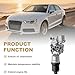 PartsFlow 06f115397h Upgrade Aluminium Oil Filter housing with Oil Cooler For VW Jetta 06-08 Golf R 12-13 GTI 06-08 Eos 07-08 Passat 06-08 for Audi A4 Quattro 05-09 TT/TTS 08-15 A3 06-08