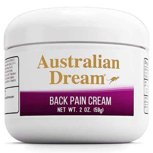 Australian Dream Back Pain Cream for Muscle & Neck Pain, 2 oz Jar