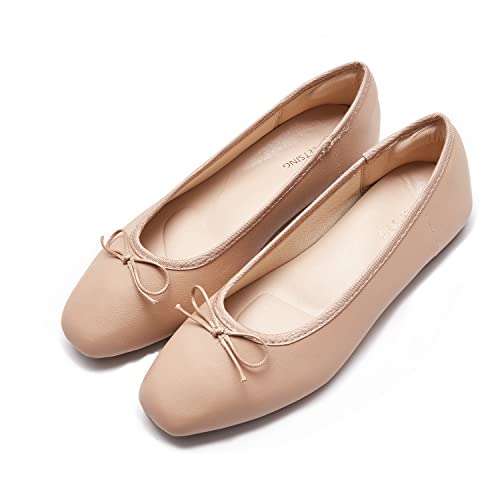 AFEETSING Round Toe Ballet Flats