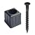 Myard Classic Round Baluster Line Level Connectors 100-pack with Screws for Deck Handrail Railing Fencing