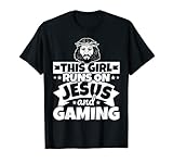 Girl runs on Jesus and Gaming