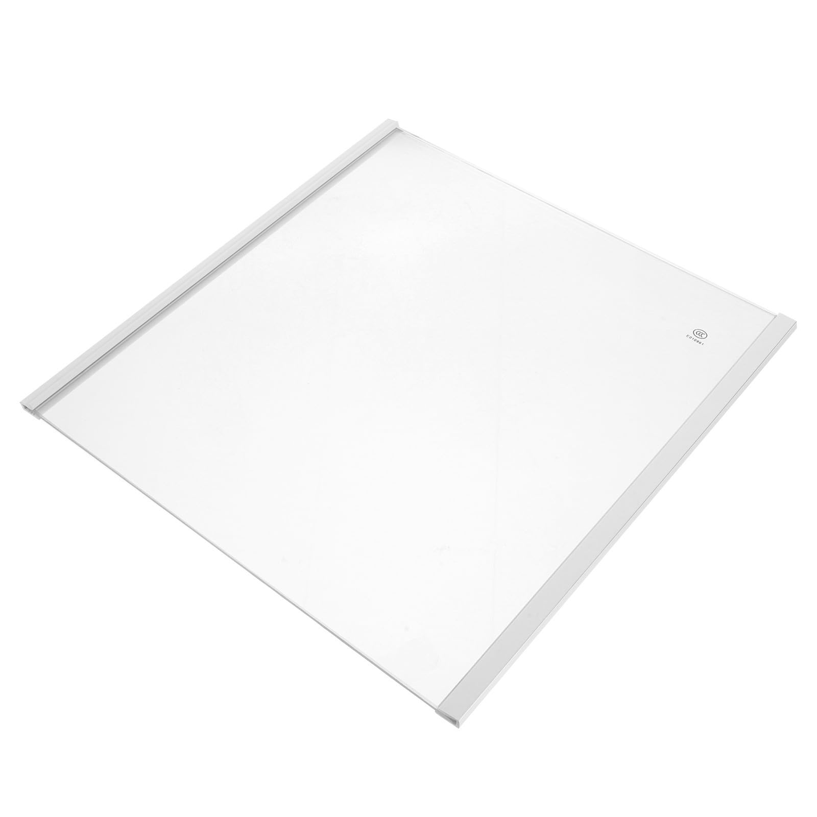 HOMSFOU Estante y Conservación de Sobras de Vidrio Templado Modular para Refrigerador Aleación Resistente, Visibilidad Clara y Flexibilidad de Almacenamiento para Cocina