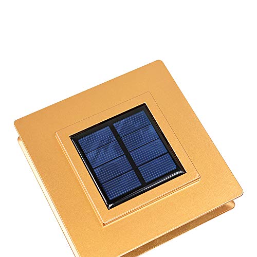 8 Pack Copper Outdoor Garden 4 X 4 Solar 8 Smd Led Translucent Post Deck Cap Square Fence Light Landscape For Wood Only #TOP3