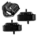 K0208 Fits 1985-1995 SUZUKI SAMURAI 1.3L Engine Motor & Trans Mount Set 3 PCS : A6802, A6802, A6800