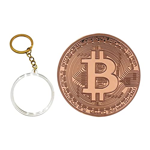 Kasa Style Cryptocurrency Collectors Edition 40mm Crypto Coin Keychain Capsule