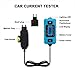 Automotive Circuit Fault Probe Tester, High-Precision Current and Circuit Tester, ABS/PC 1PC Design, 20A 48V Fuse Blade Checker with LCD Screen and Front Light