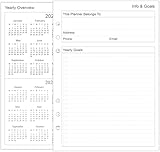 Orgnizme 25-26 Diary Refill A5 Size, Day on One Page, July 2025 to June 2026, Compatible with Filofax A5 Organiser, 148 x 210mm - Image 3