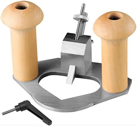 VcanFit Router Plane High Configuration Handheld Woodworking Tool, 8mm Blade Hand Planer with Large Handles, Advanced Trapezoidal Thread Wood Shaver Depth Adjustable, Fit for DIY Woodworking Industry
