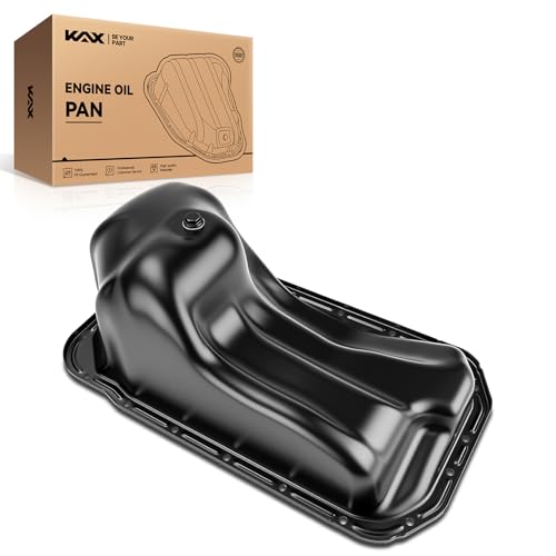 Image of KAX 264-315 Engine oil pan with Drain Plug Compatible with 1995-2004 Tacoma 3.4L, 1996-2002 4Runner 3.4L, 2000-2004 Tundra 3.4L