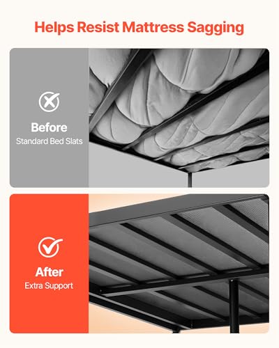 VEVOR Bunkie Board, Twin Size 75 x 37.8 in, Foldable Bed Board Under Mattress with Hook-and-Loop Straps, PP Core with 600D Oxford Fabric, Anti-Sag for Metal Frames, Bunk Beds, and Sleeper Sofas - image 3