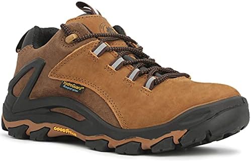 ROCKROOSTER Farland Waterproof Hiking Shoes for Men, 4" Non-Slip Outdoor Trekking Shoes, Anti-Fatigue, Comfortable (KS252 US 9)