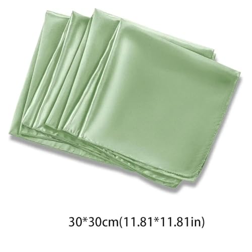 Servilletas de satén multicolor de 30x30cm en pack de 10 piezas lavables 6