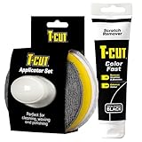 T-Cut CSB150 Black Scratch Remover Color Fast Paintwork Restorer Car Polish - 150g plus a Wax Applicator Set with Handle* 6 Colours Available