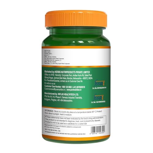 Image of Pure Nutrition Vitamin E Capsule 510mg with Wheatgerm Oil - 240 Liquid Fill Capsules | Vit E Capsule for Face, Immunity & Heart Health | Natural Antioxidant Vitamin E Supplement