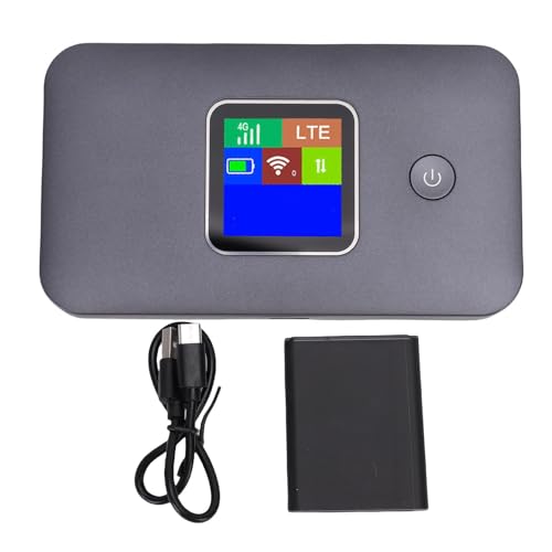 banapoy Punto de Acceso WiFi Portátil para Viajes, Enrutador WiFi Móvil 4G LTE, Banda Dual 2.4G 5.8G, 300Mbps, Conecta 10 Dispositivos, Punto de Acceso a Internet Móvil para Viajes