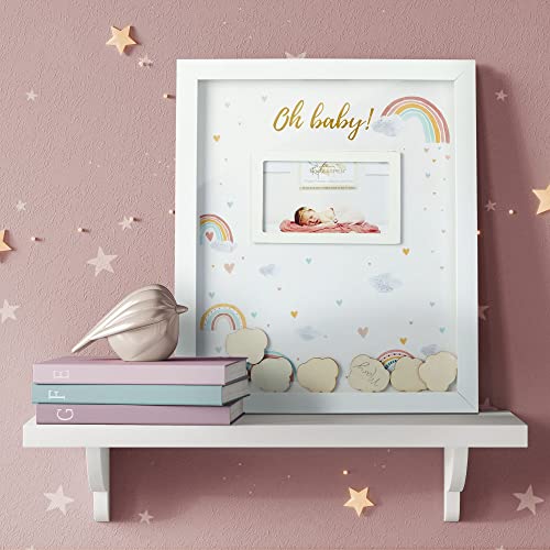 Image of Kate Aspen Baby Shower Guest Book Alternative, One Size, Boho Rainbow